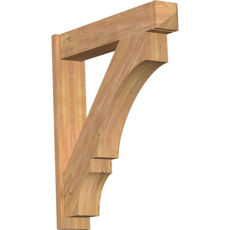 Ekena Millwork Balboa Arts & Crafts Smooth Outlooker, Western Red Cedar, 7 1/2"W x 38"D x 42"H OUT08X38X42BOA03SWR